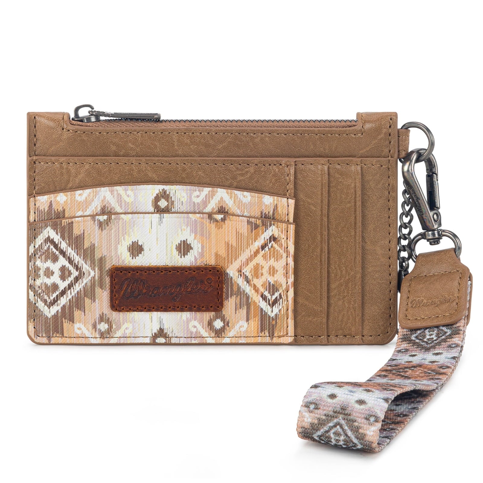 Wrangler Small Credit Card Holder for Women Slim Card Holder Wallet Womens Ladies Female Wristlet Keychain Wallet