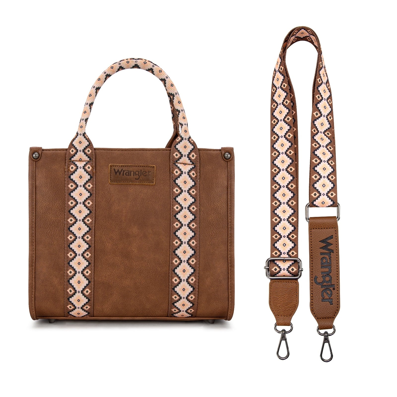Wrangler Aztec Tote Bag for Women Boho Shoulder Purse