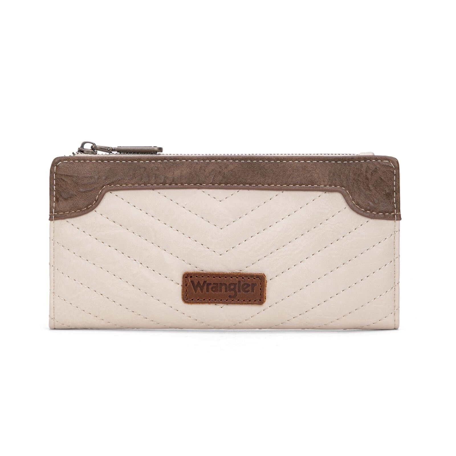 Wrangler Minimalist Wallet Credit Card Wallet for Women with Smooth Zippers