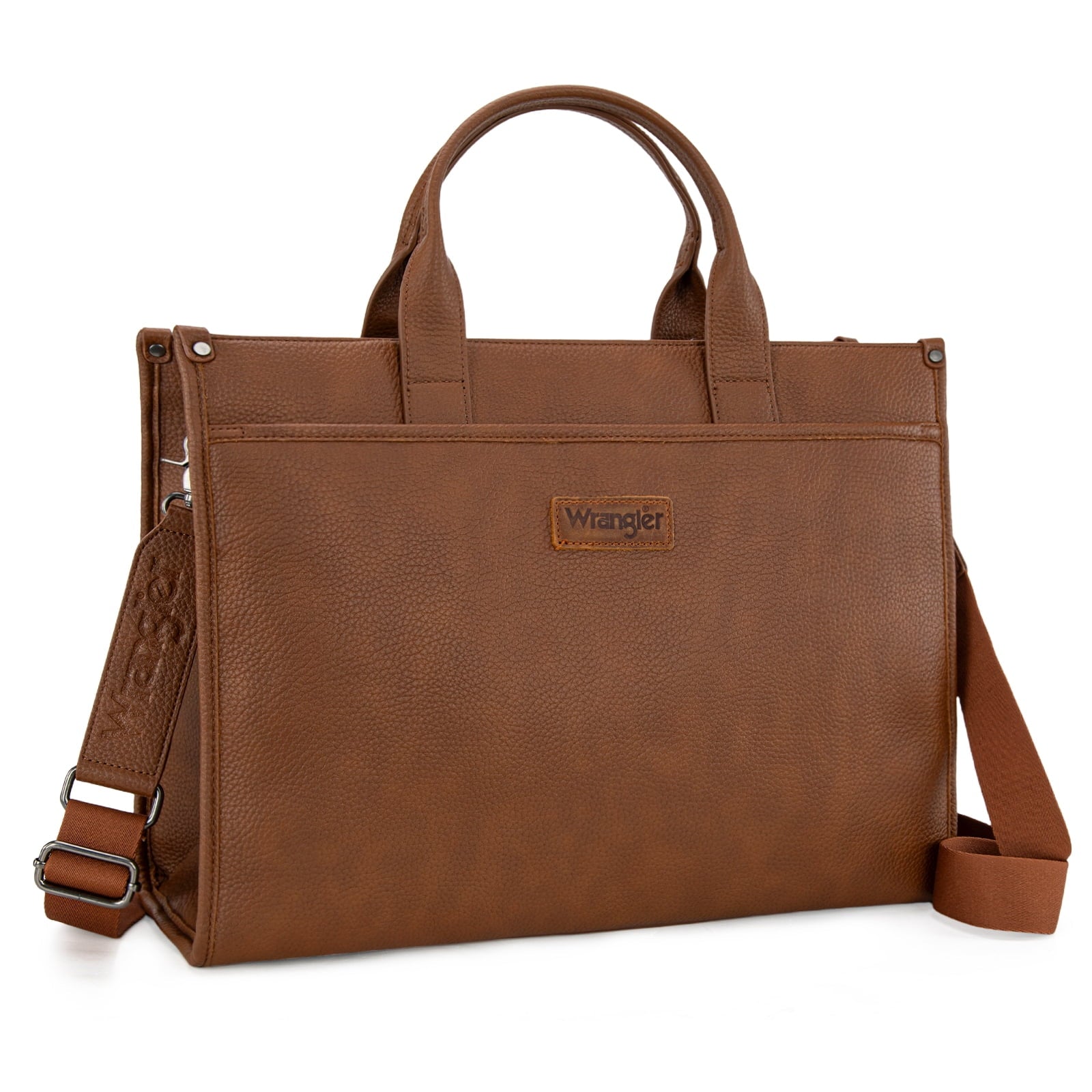 Wrangler Laptop Bag for Women 15.6 Inch Vintage Work Messenger Bag for Business Briefcase Handbag with Adjustable Shoulder Strap