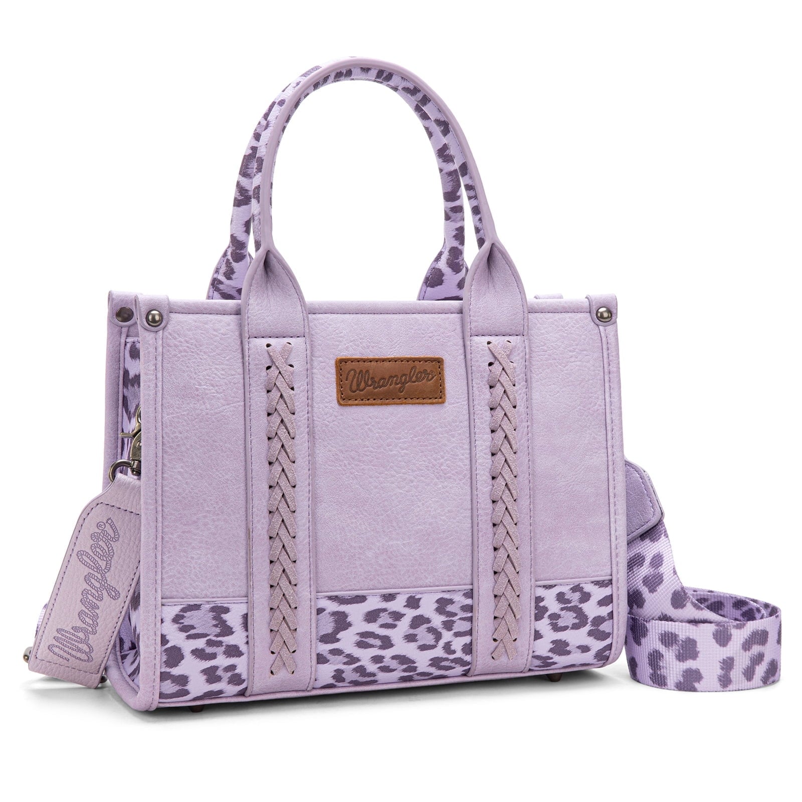 Wrangler Medium Tote Bag for Women Designer Satchel Handbags Top-handle Purses with Strap