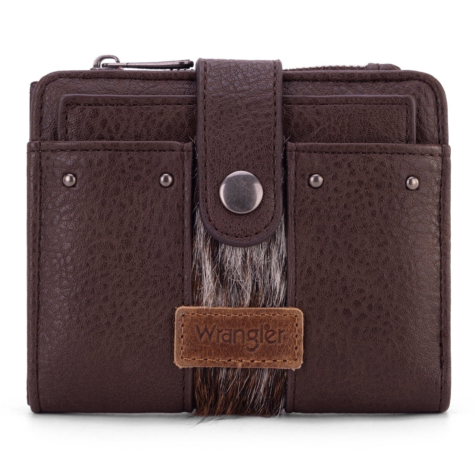 Wrangler Wallet for Women Small Bifold Wallet Womens Ladies Female Credit Card Wallet with Removable ID Window