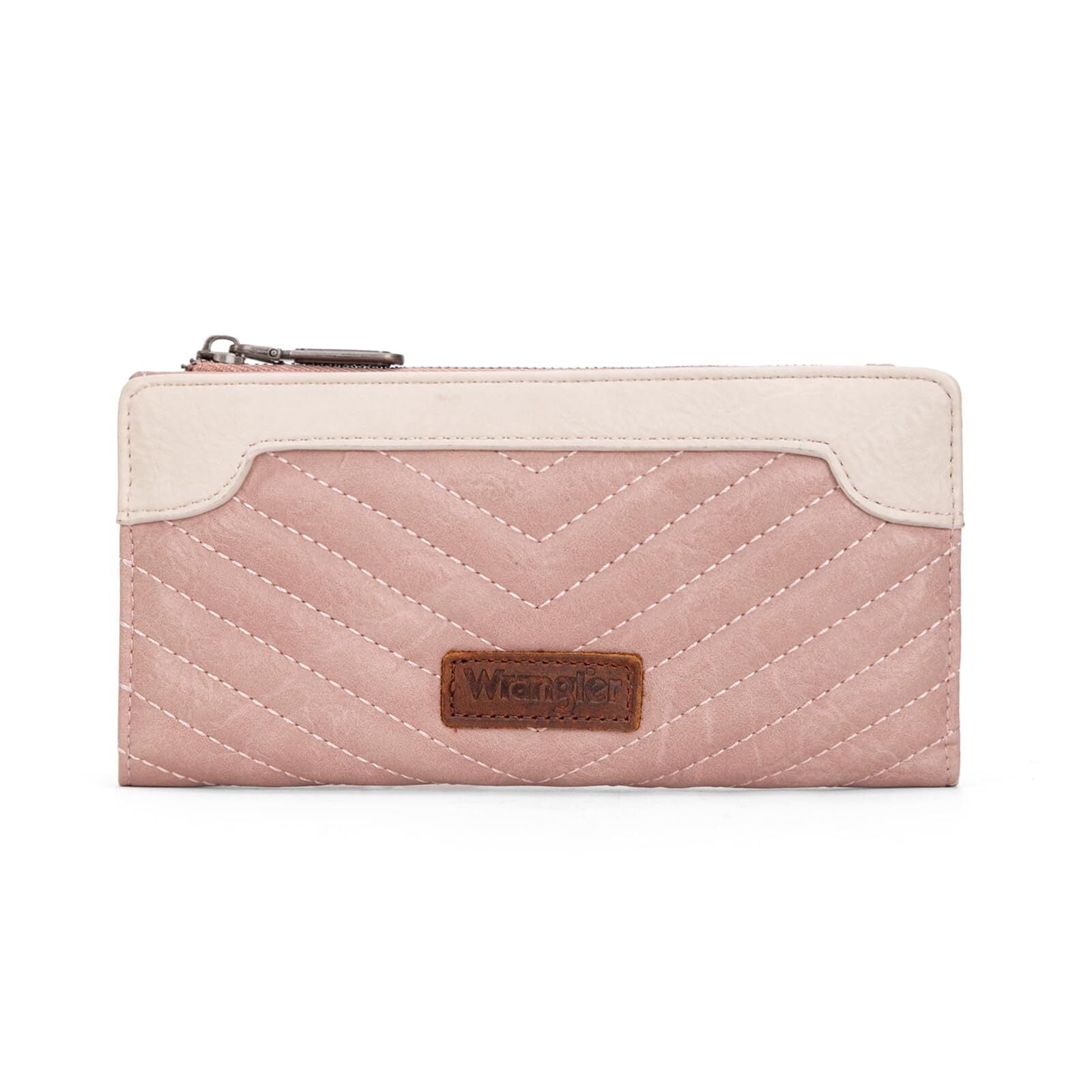Wrangler Minimalist Wallet Credit Card Wallet for Women with Smooth Zippers