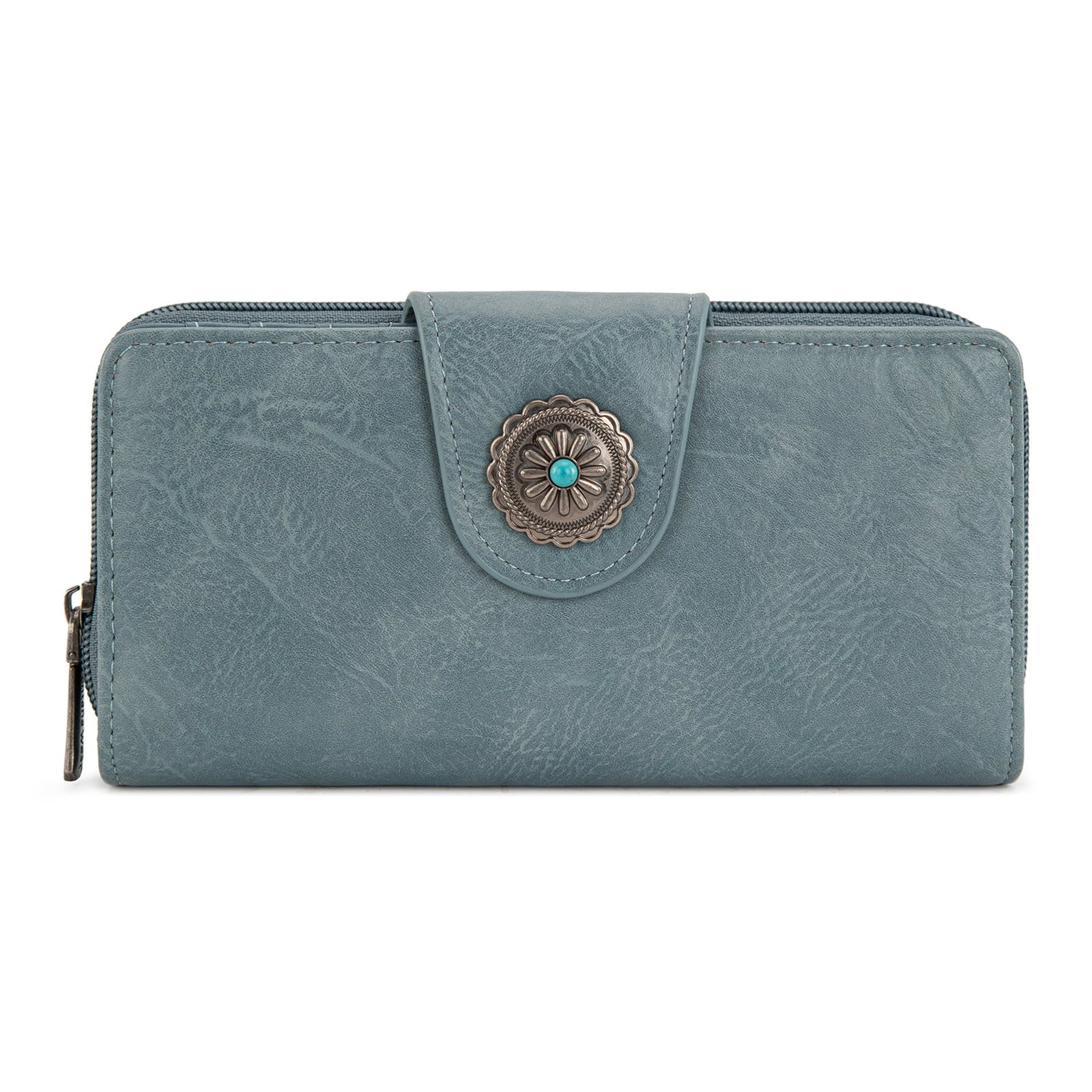 Montana West Purses for Women RFID Blocking Wallet Large Capacity Phone Clutch Wallet Ladies Western Bifold Wallet Wallets for Women Leather Wallet with Card Holder
