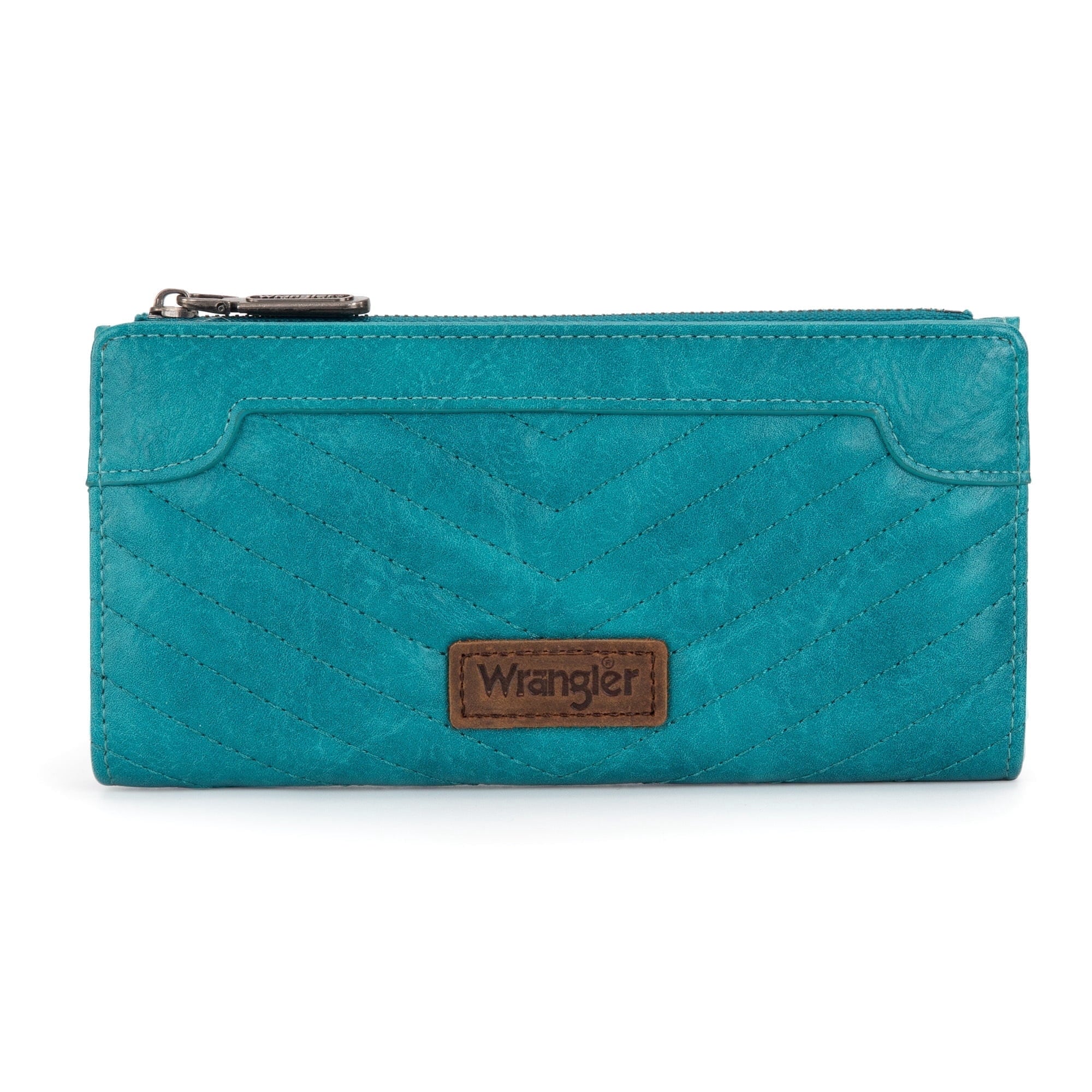 Wrangler Minimalist Wallet Credit Card Wallet for Women with Smooth Zippers