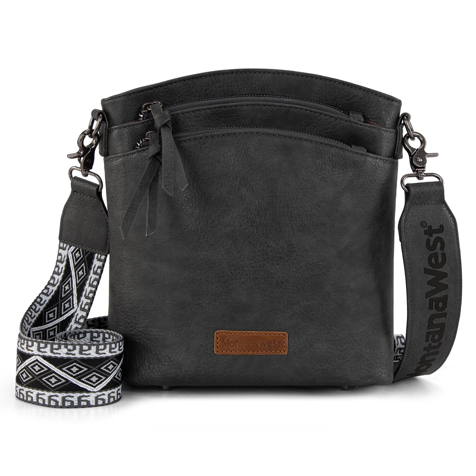 Montana West Crossbody Purses and Handbags for Women Double Compartments Cross Body Bag with Adjustable Strap
