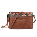 Wrangler Western Cowhide Crossbody Bags for Women Clutch Wristlet Purse