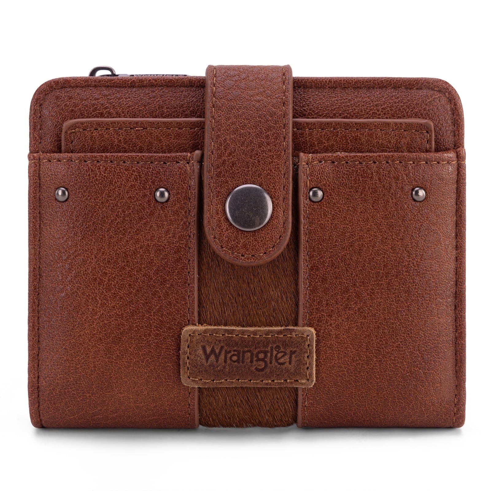 Wrangler Wallet for Women Small Bifold Wallet Womens Ladies Female Credit Card Wallet with Removable ID Window