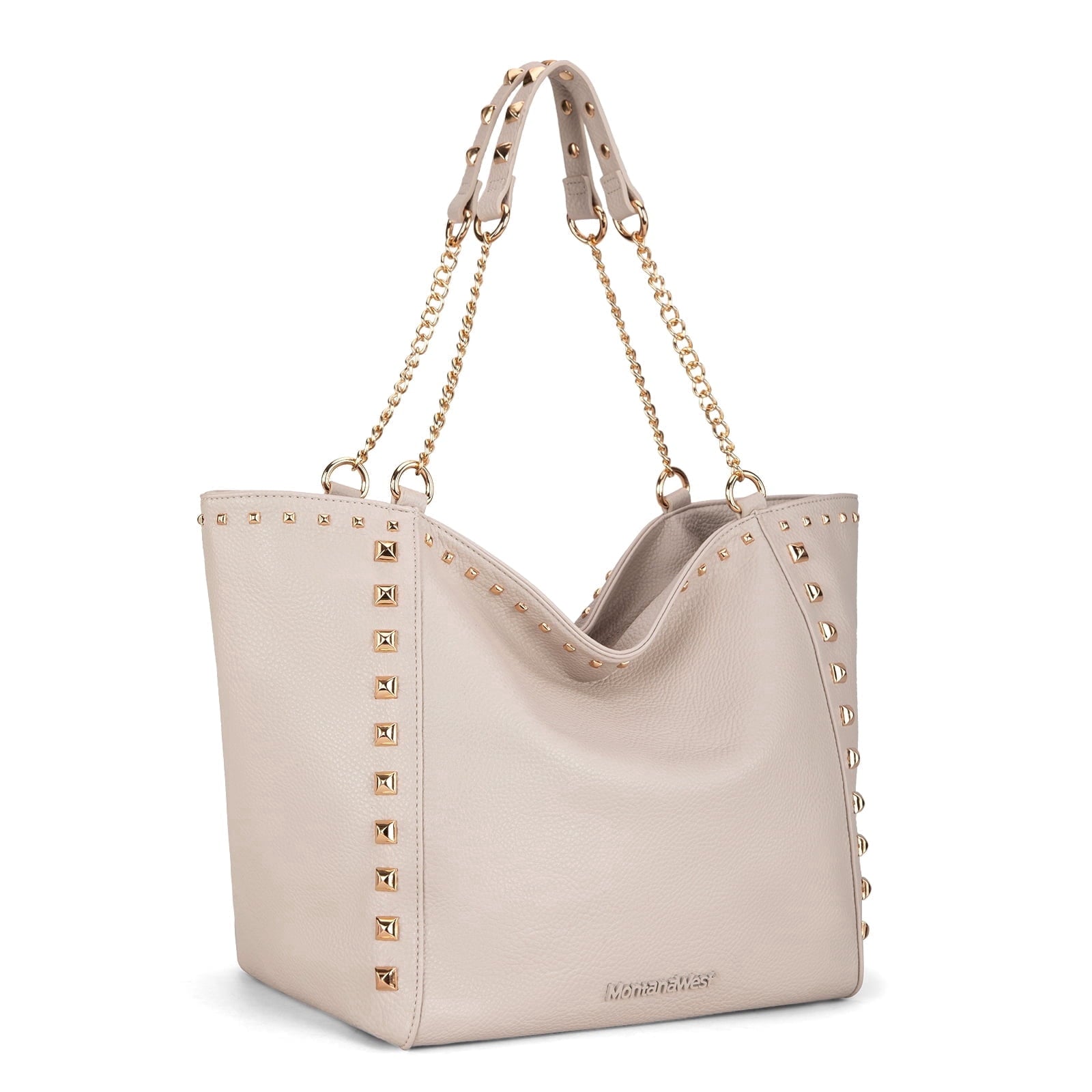 Montana West Large Tote Bag for Women Oversized Shoulder Purses with Chain Handbags