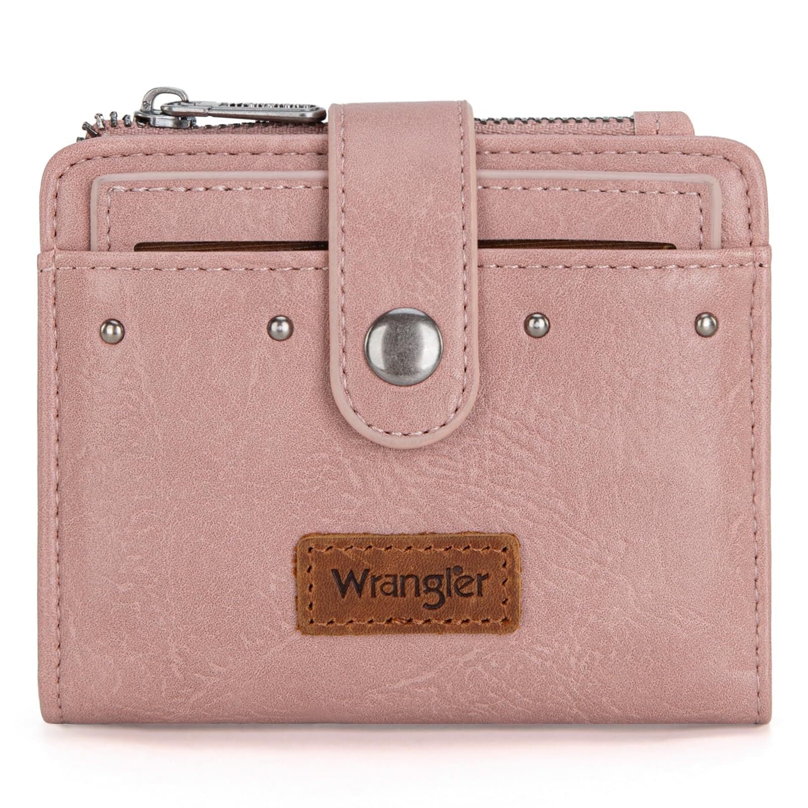 Wrangler Wallet for Women Small Bifold Wallet Womens Ladies Female Credit Card Wallet with Removable ID Window
