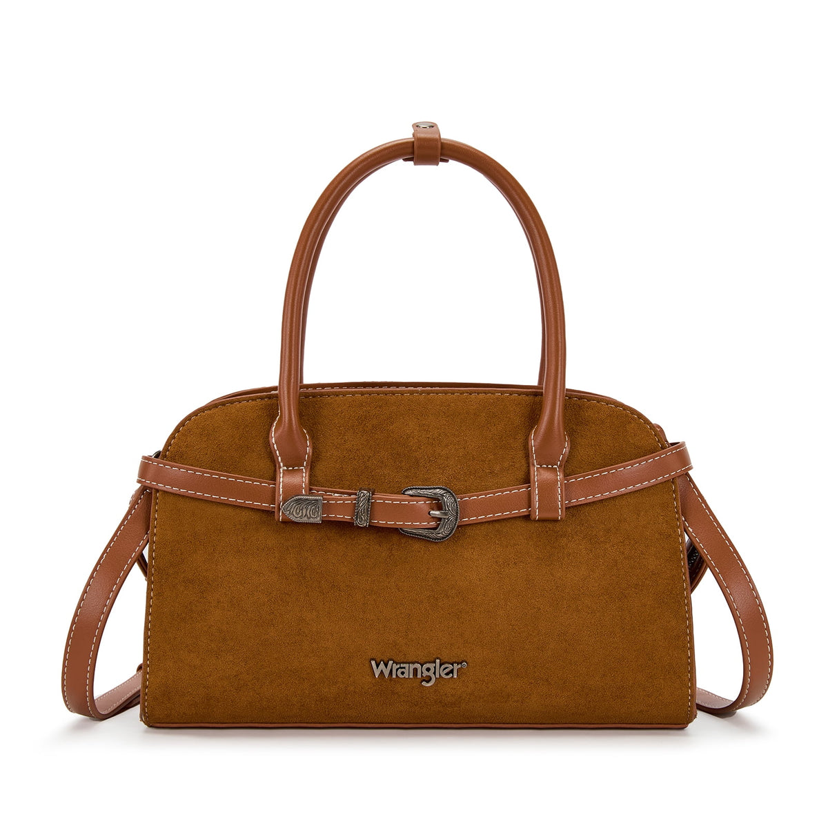 Wrangler Suede Handbag for Women Small Satchel Crossbody Bag Western Purse