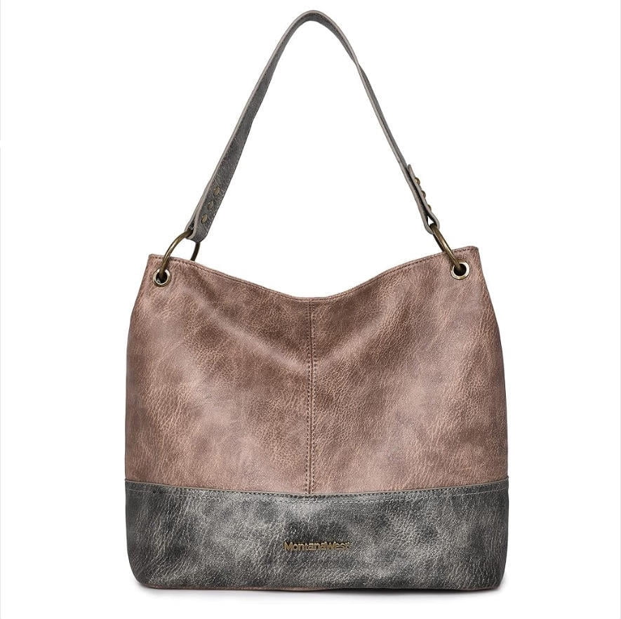 Montana West Hobo Bag Purses and Handbags for Women Top Handle Handbags with Zipper
