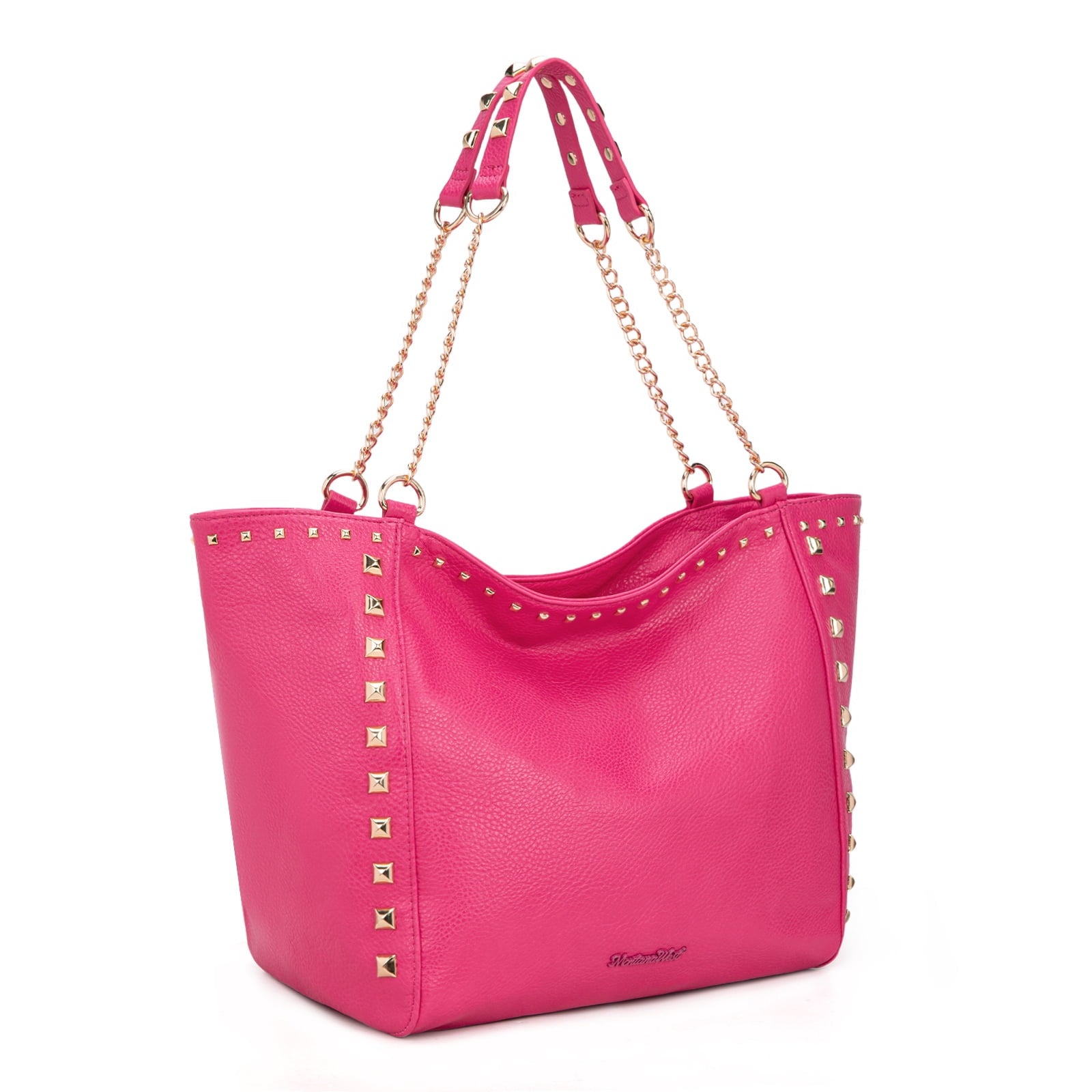 Montana West Large Tote Bag for Women Oversized Shoulder Purses with Chain Handbags