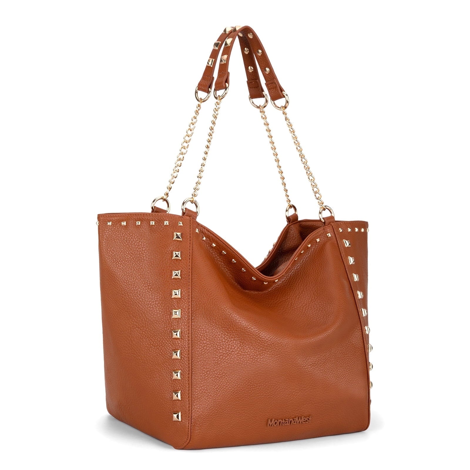 Montana West Large Tote Bag for Women Oversized Shoulder Purses with Chain Handbags