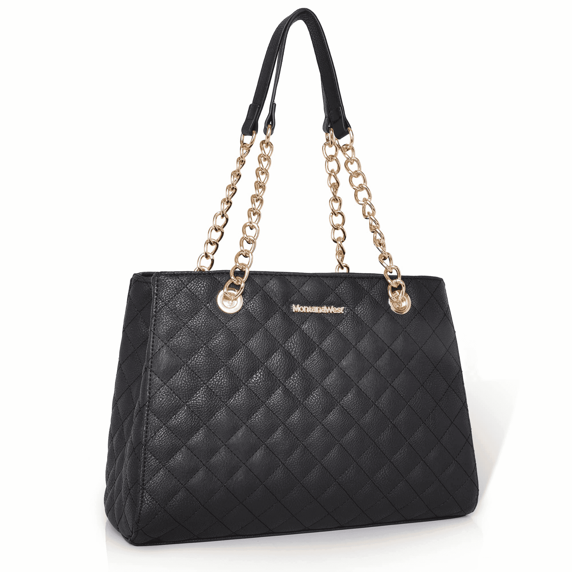 Montana West MEDIUM Chain Shoulder Bag for Women Hobo Handbags Tote Purse