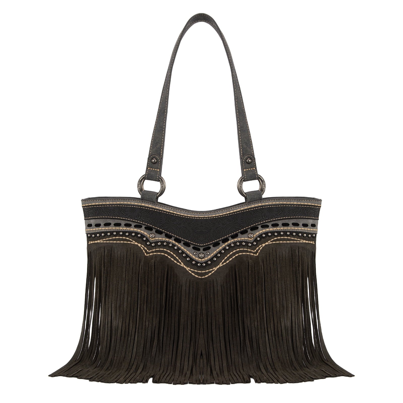 Montana West Western Tote Bag for Women Fashion Tassel Purse Stylish Fringe Design