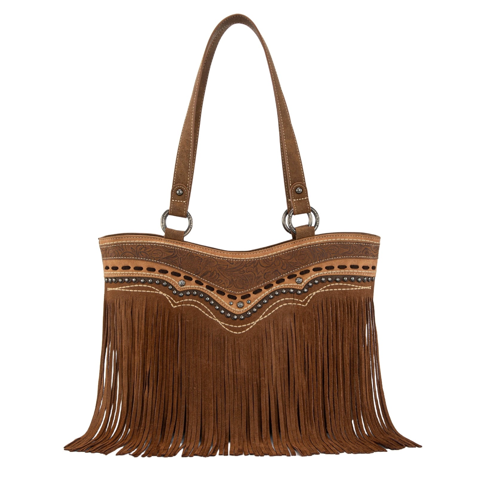 Montana West Western Tote Bag for Women Fashion Tassel Purse Stylish Fringe Design