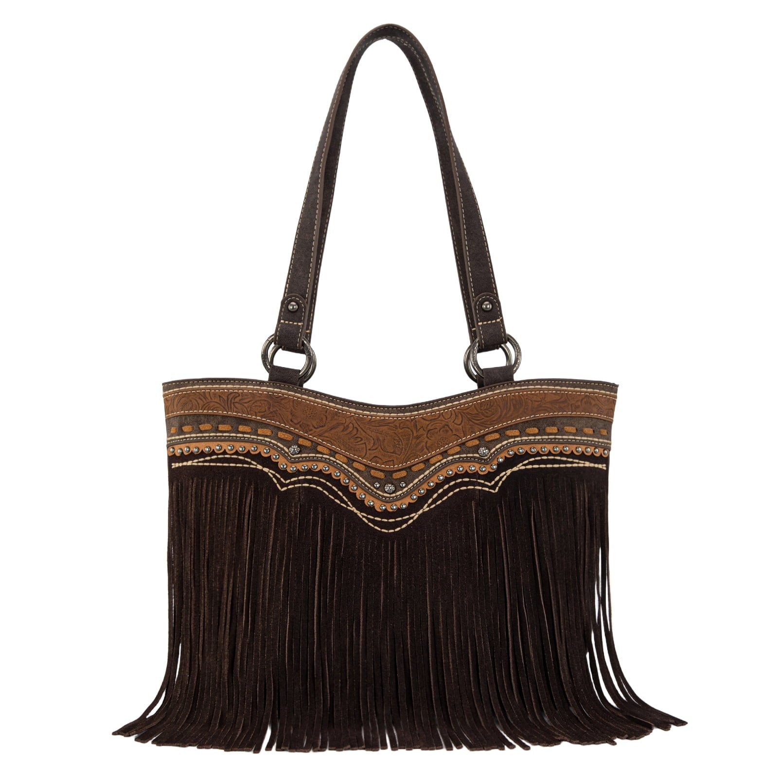 Montana West Western Tote Bag for Women Fashion Tassel Purse Stylish Fringe Design