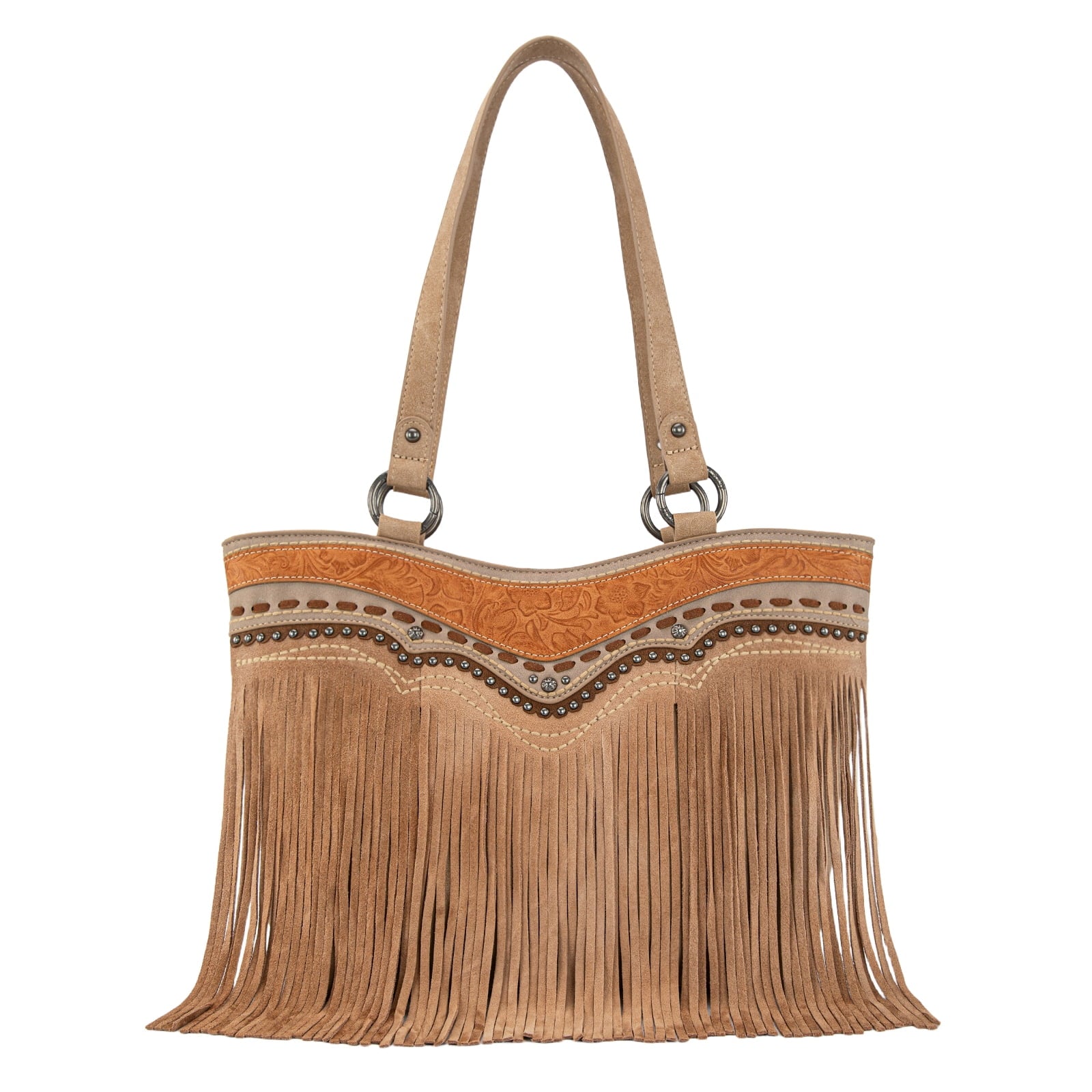 Montana West Western Tote Bag for Women Fashion Tassel Purse Stylish Fringe Design