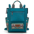 Wrangler Aztec Women Backpack Purse Convertible Fashion Ladies Anti Theft with Adjustable Strap