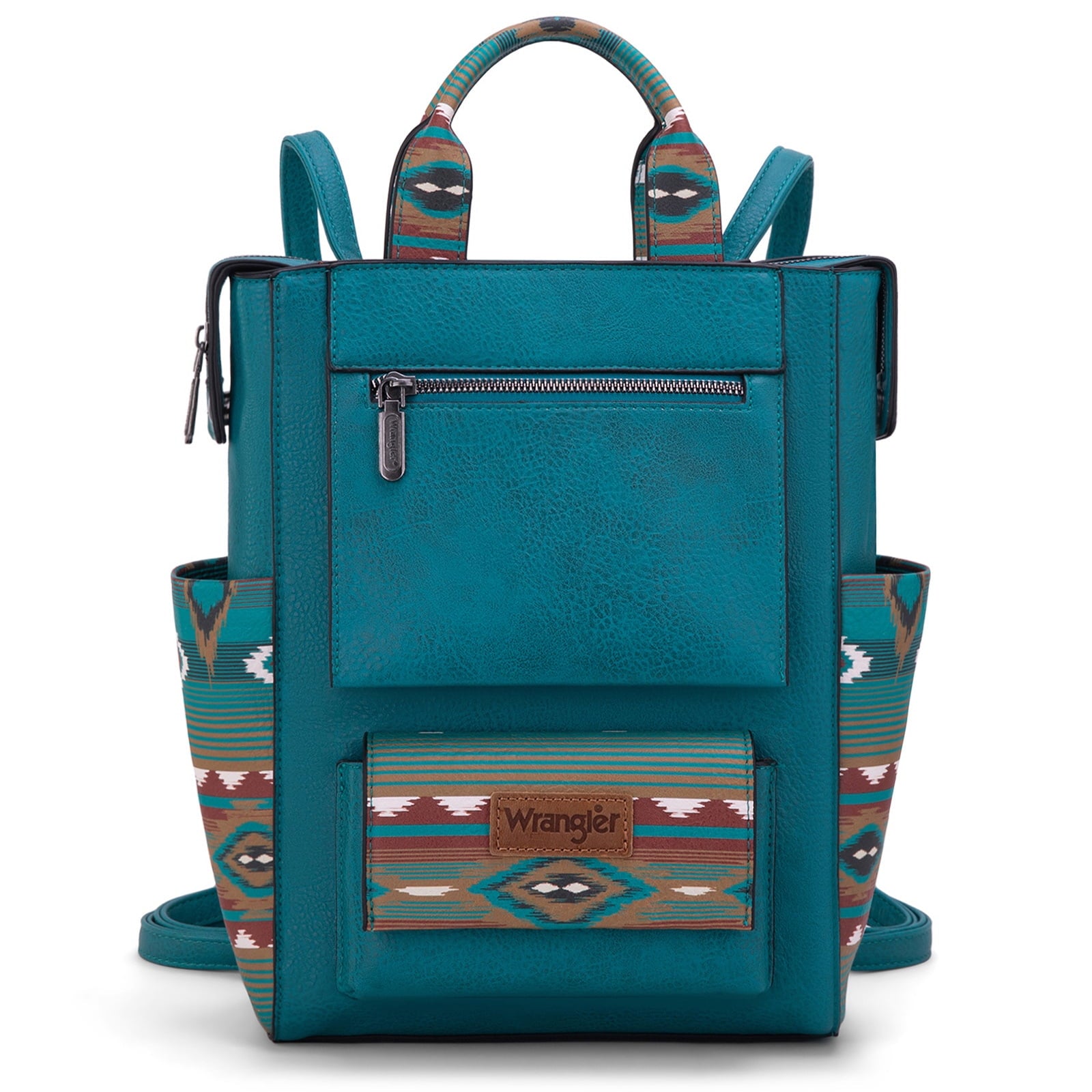 Wrangler Aztec Women Backpack Purse Convertible Fashion Ladies Anti Theft with Adjustable Strap