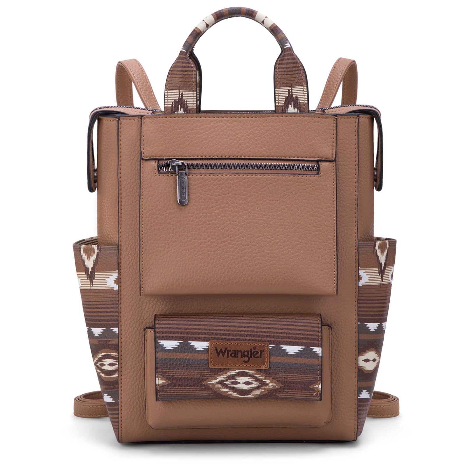 Wrangler Aztec Women Backpack Purse Convertible Fashion Ladies Anti Theft with Adjustable Strap