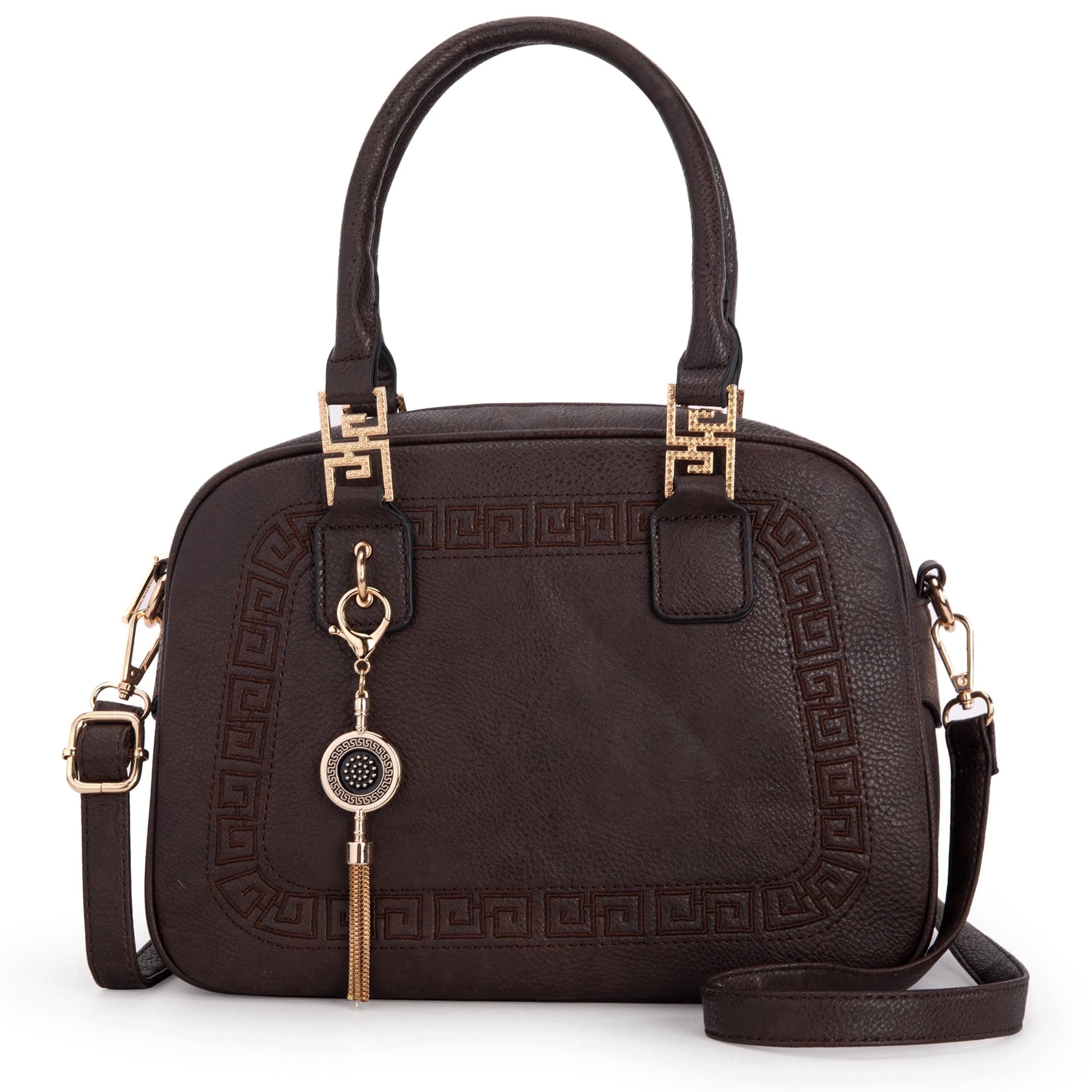 Montana West Small Top Handle Purse for Women Crossbody Satchel Handbag Barrel Bag
