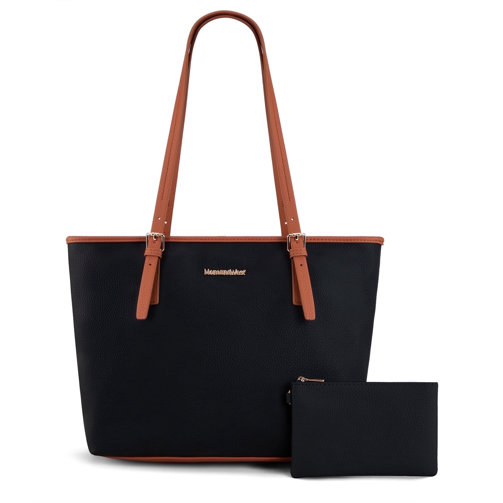 Montana West Tote Bags Vegan Leather Purses and Handbags for Women Top Handle Ladies Shoulder Bags