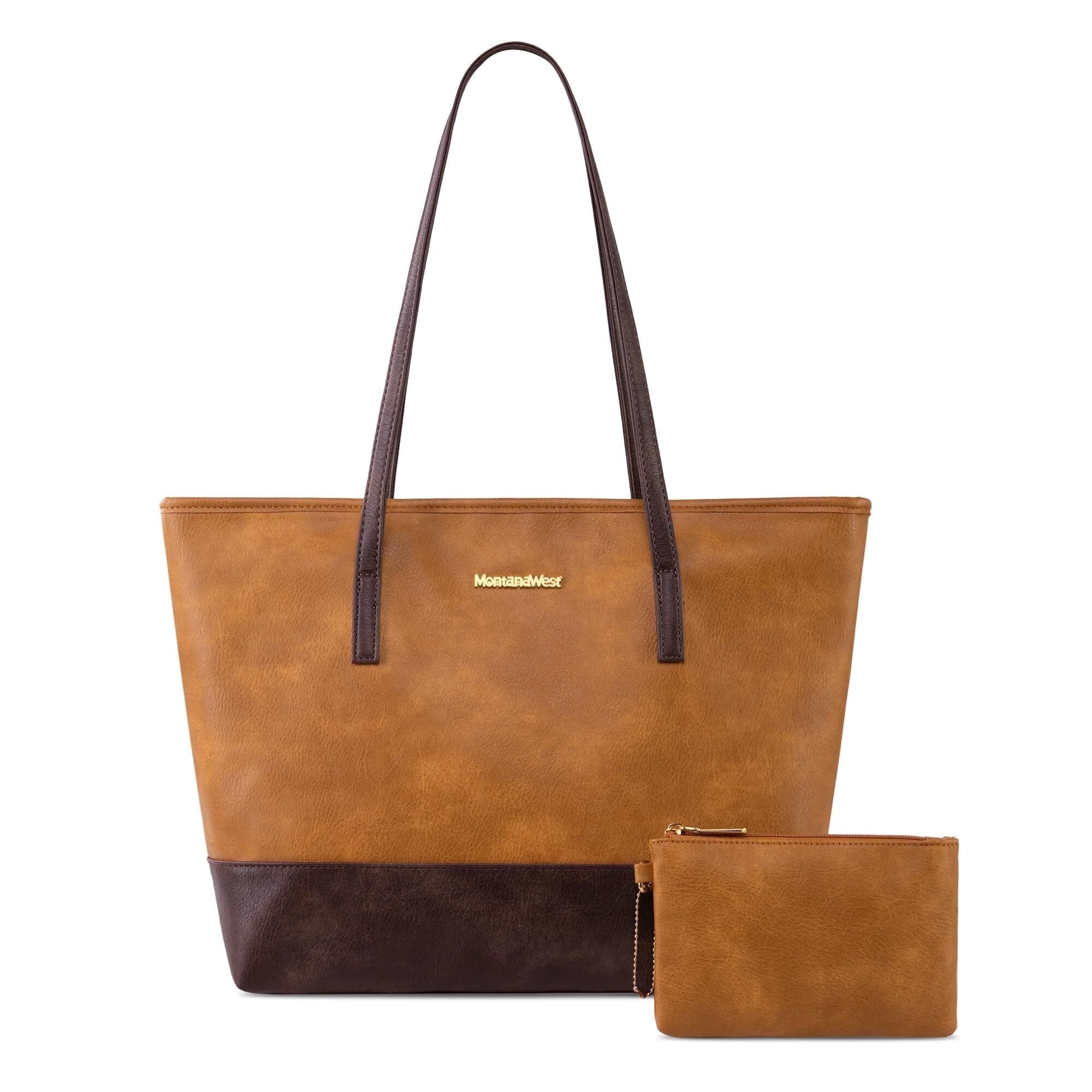 Montana West Tote Bags Vegan Leather Purses and Handbags for Women Top Handle Ladies Shoulder Bags
