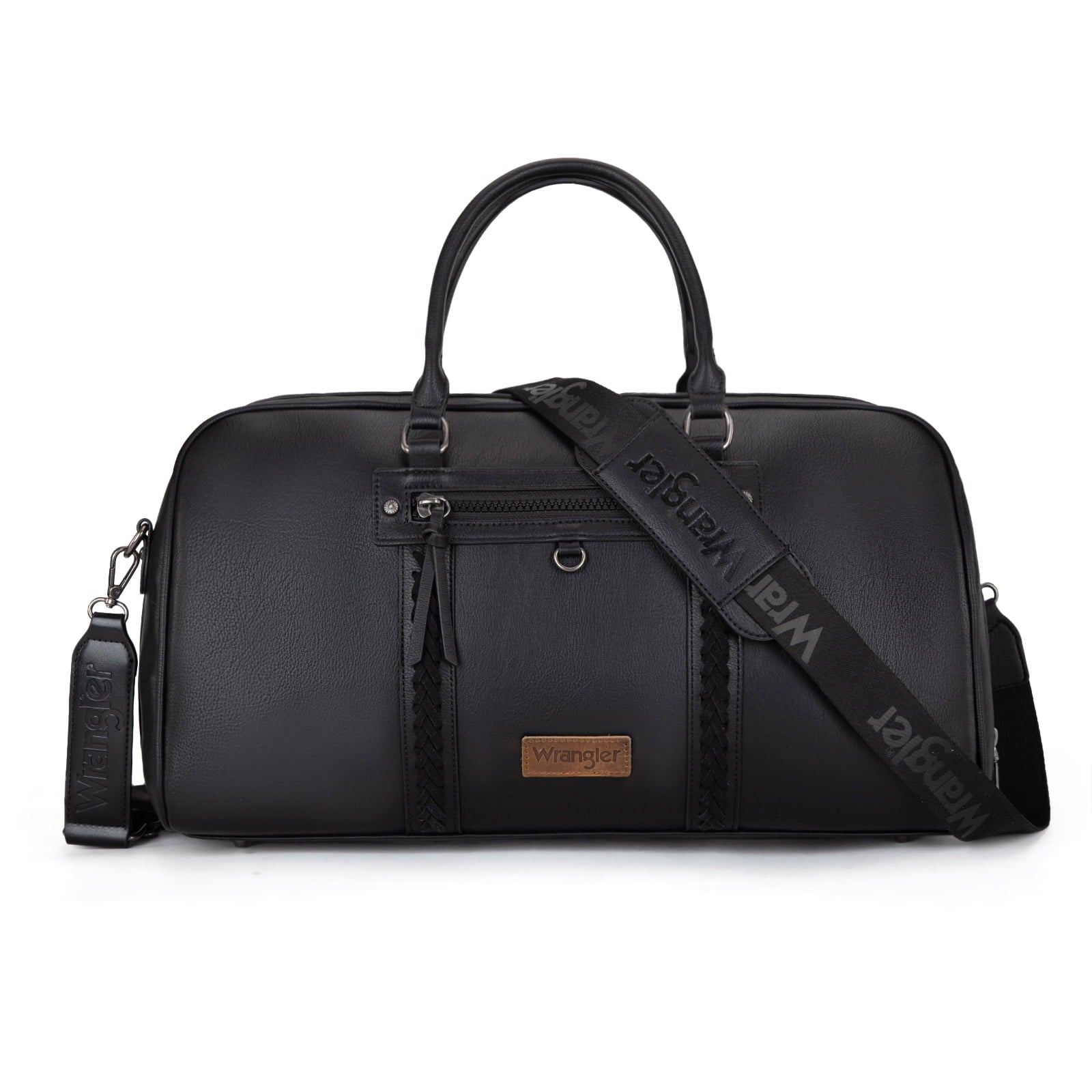Wrangler Travel Duffel Bag Large Capacity Leather Luggage Bag for Women Stylish and Durable Travel Bag