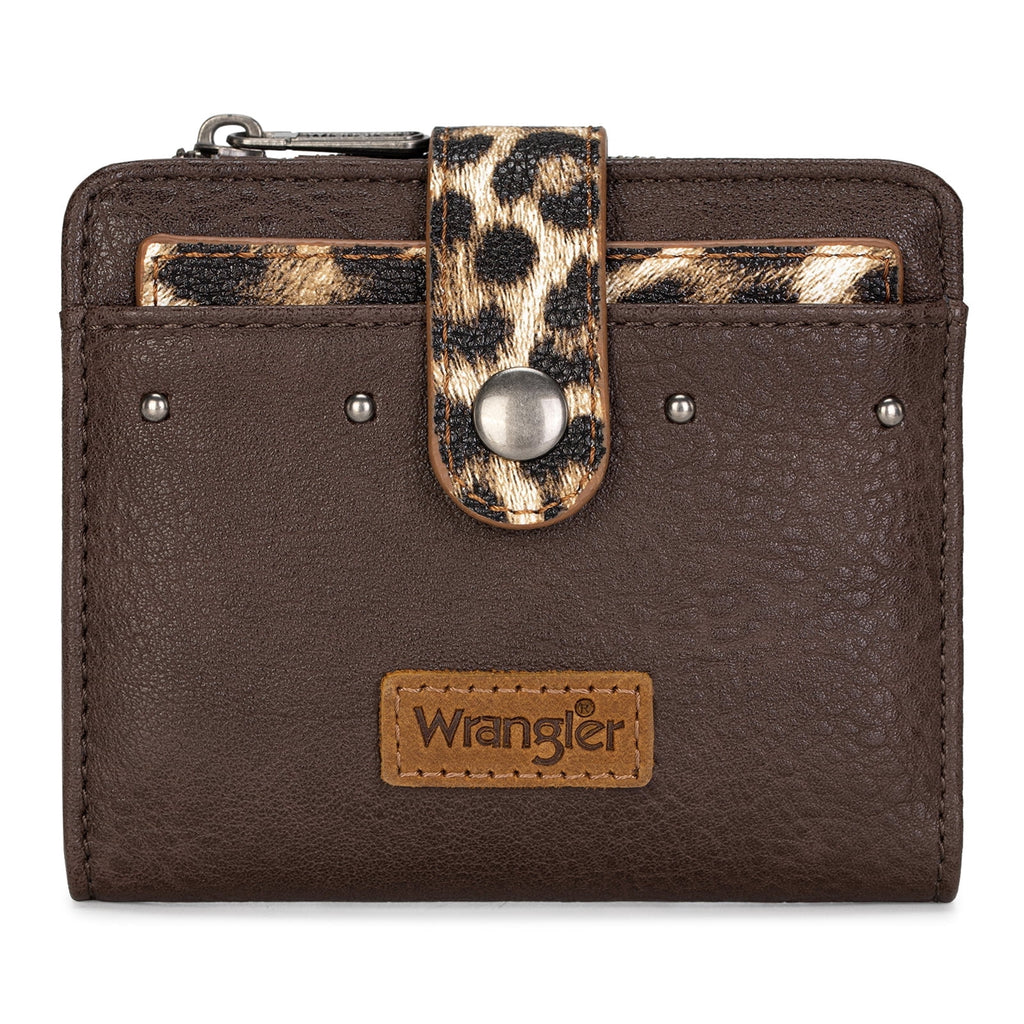 Wrangler Cowhide Women's Wallets Small Wallet Women Wallets, Card Cases & Money Organizers Ladies Female wallet with Removable ID Window