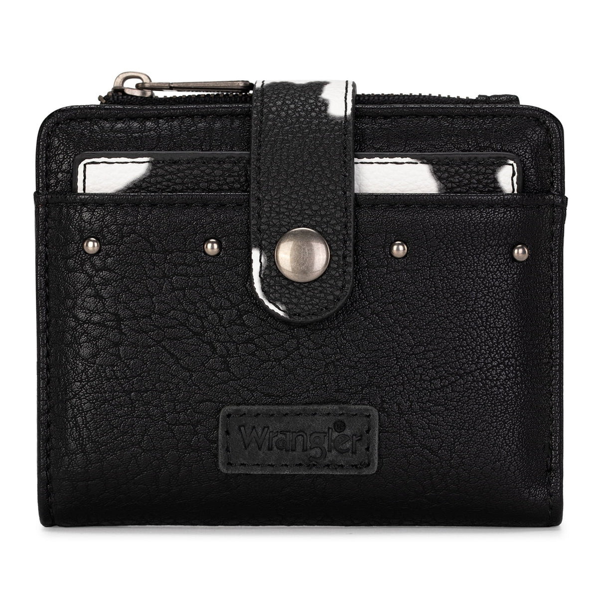 Wrangler Cowhide Women's Wallets Small Wallet Women Wallets, Card Cases & Money Organizers Ladies Female wallet with Removable ID Window