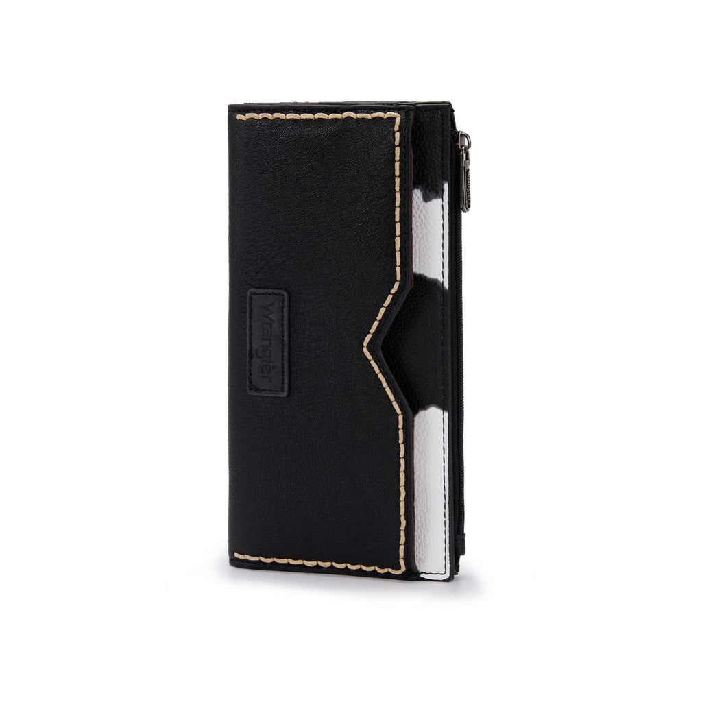 Wrangler Women's Wallets Bifold RFID Blocking Wallets for Women Clutch Crdeit Card Holder with Zipper Coin Pockets