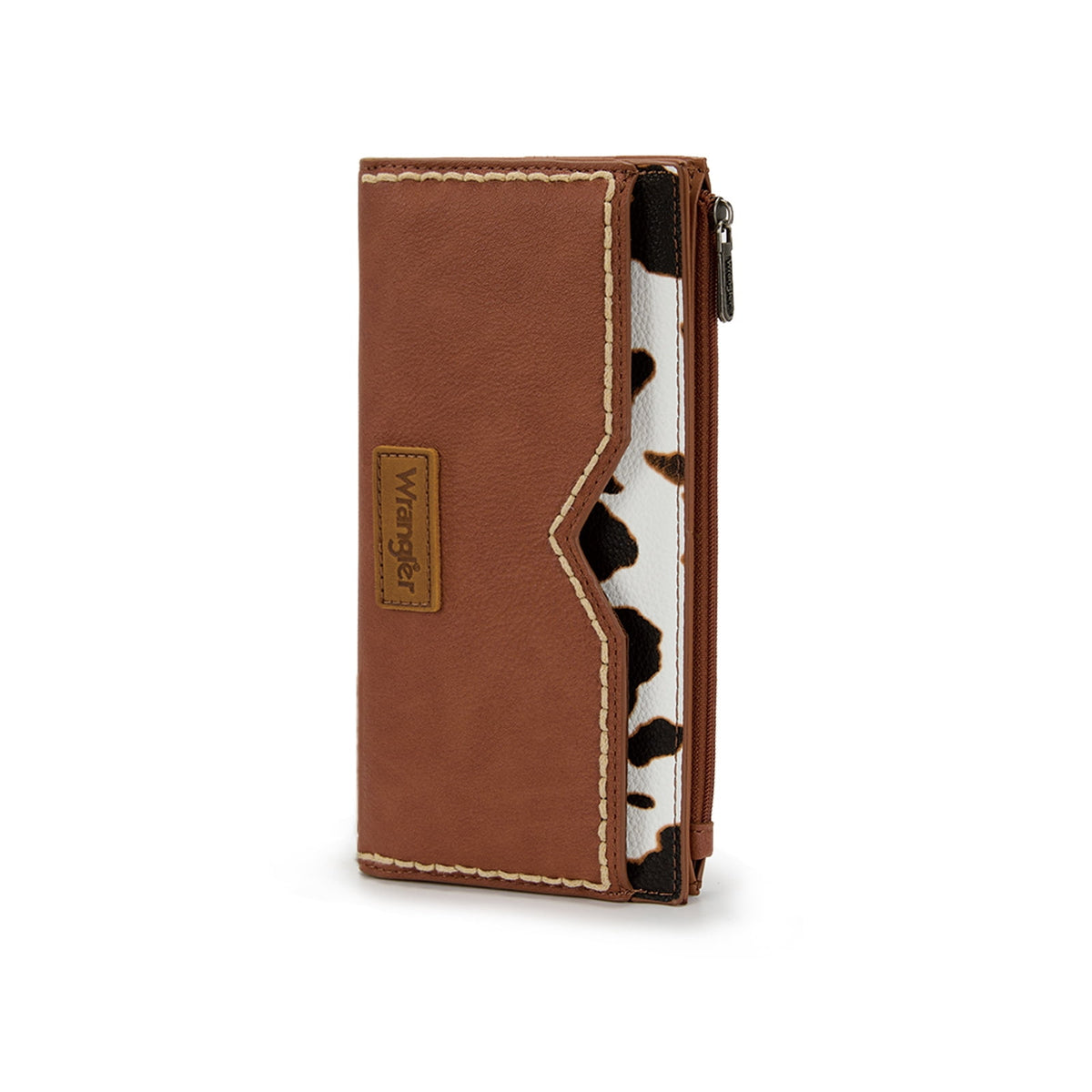 Wrangler Women's Wallets Bifold RFID Blocking Wallets for Women Clutch Crdeit Card Holder with Zipper Coin Pockets