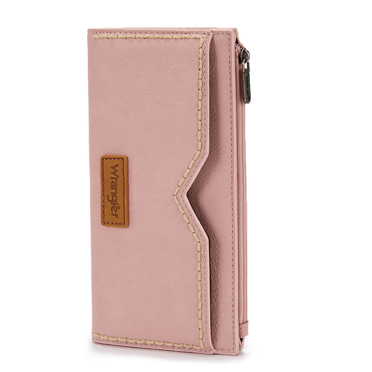 Wrangler Women's Wallets Bifold RFID Blocking Wallets for Women Clutch Crdeit Card Holder with Zipper Coin Pockets