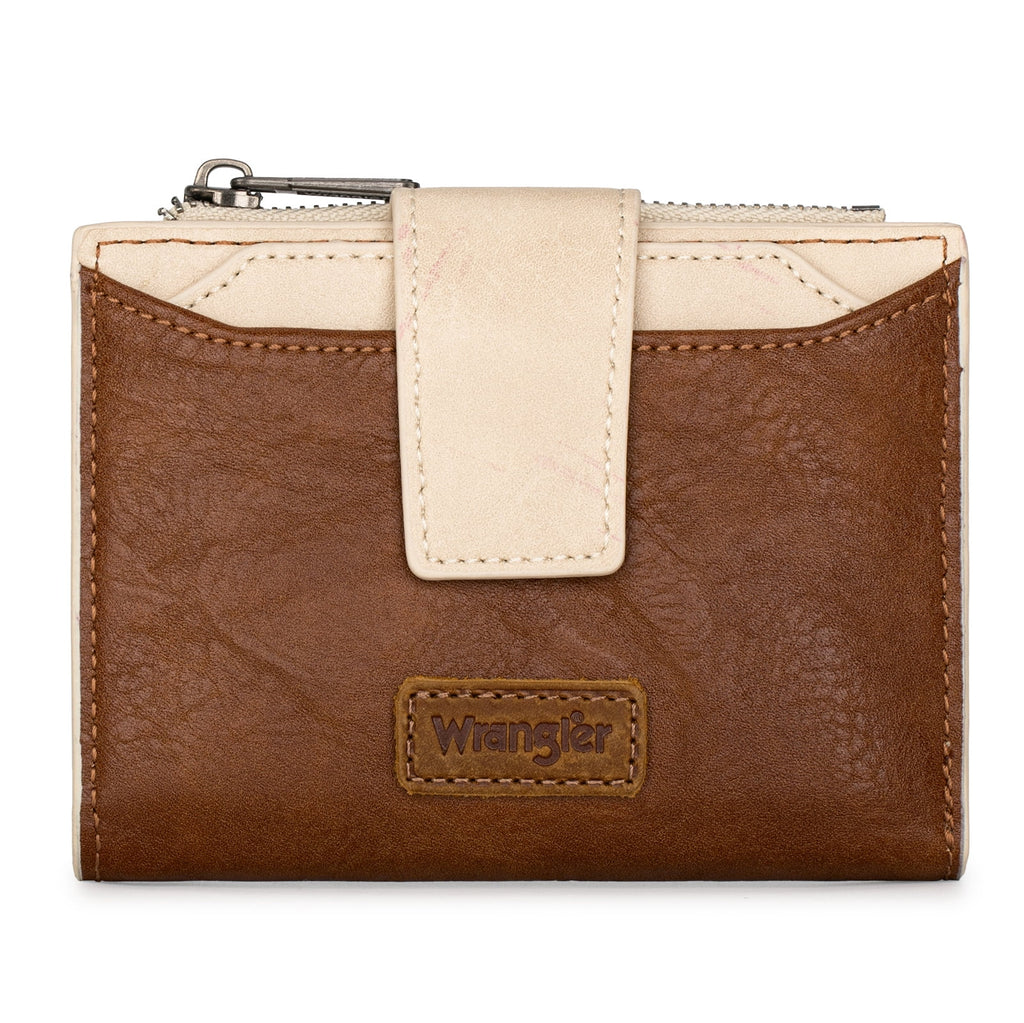 Wrangler Bifold Wallet Women Small RFID Blocking Wallet Women's Wallets with Removable ID