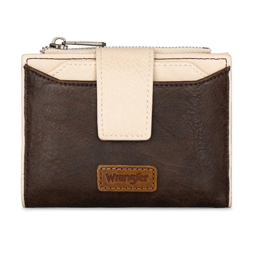 Wrangler Bifold Wallet Women Small RFID Blocking Wallet Women's Wallets with Removable ID