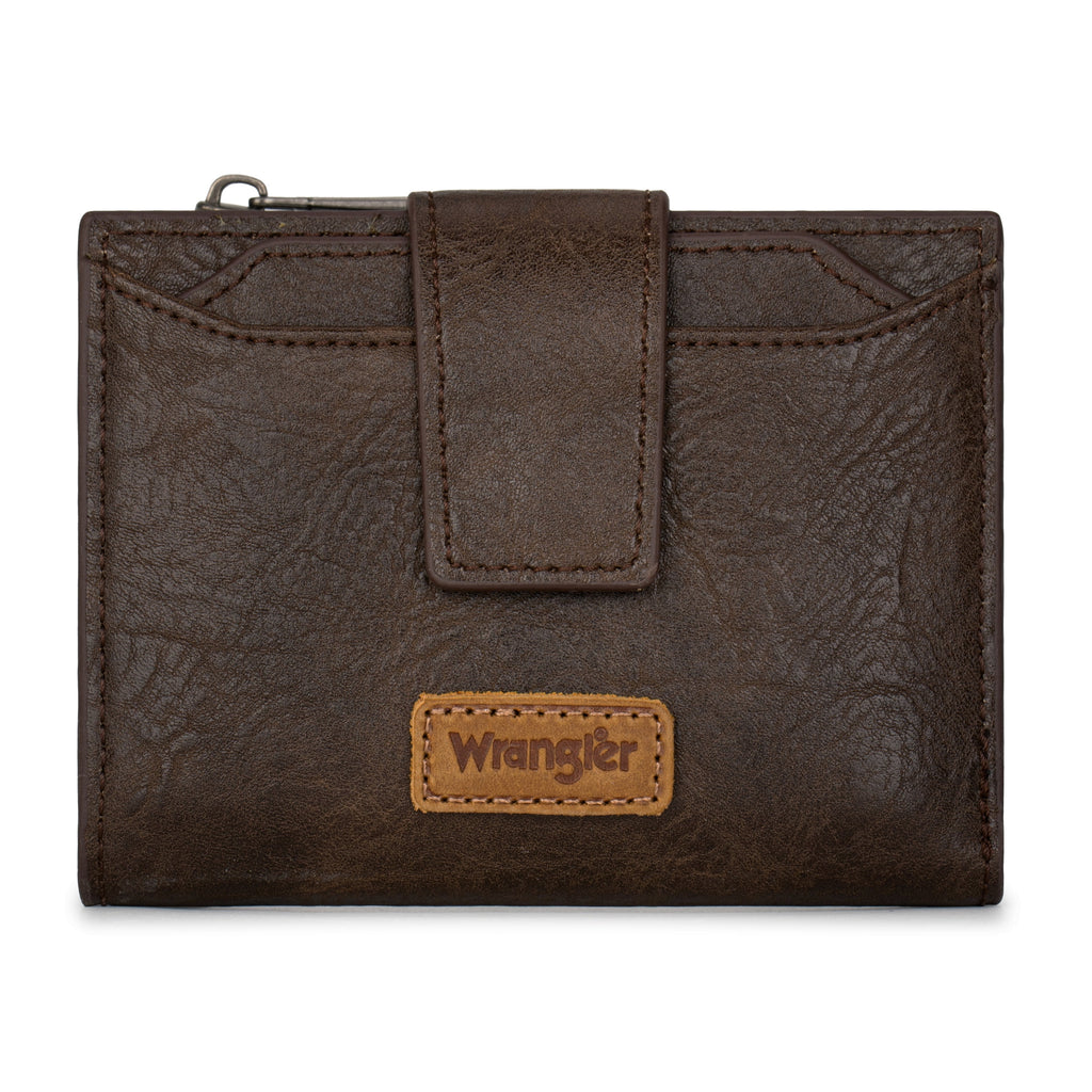 Wrangler Bifold Wallet Women Small RFID Blocking Wallet Women's Wallets with Removable ID