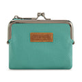 Wrangler Women's Wallet RFID Blocking Wallets Small Bifold Credit Card Holder with Kiss Clasp