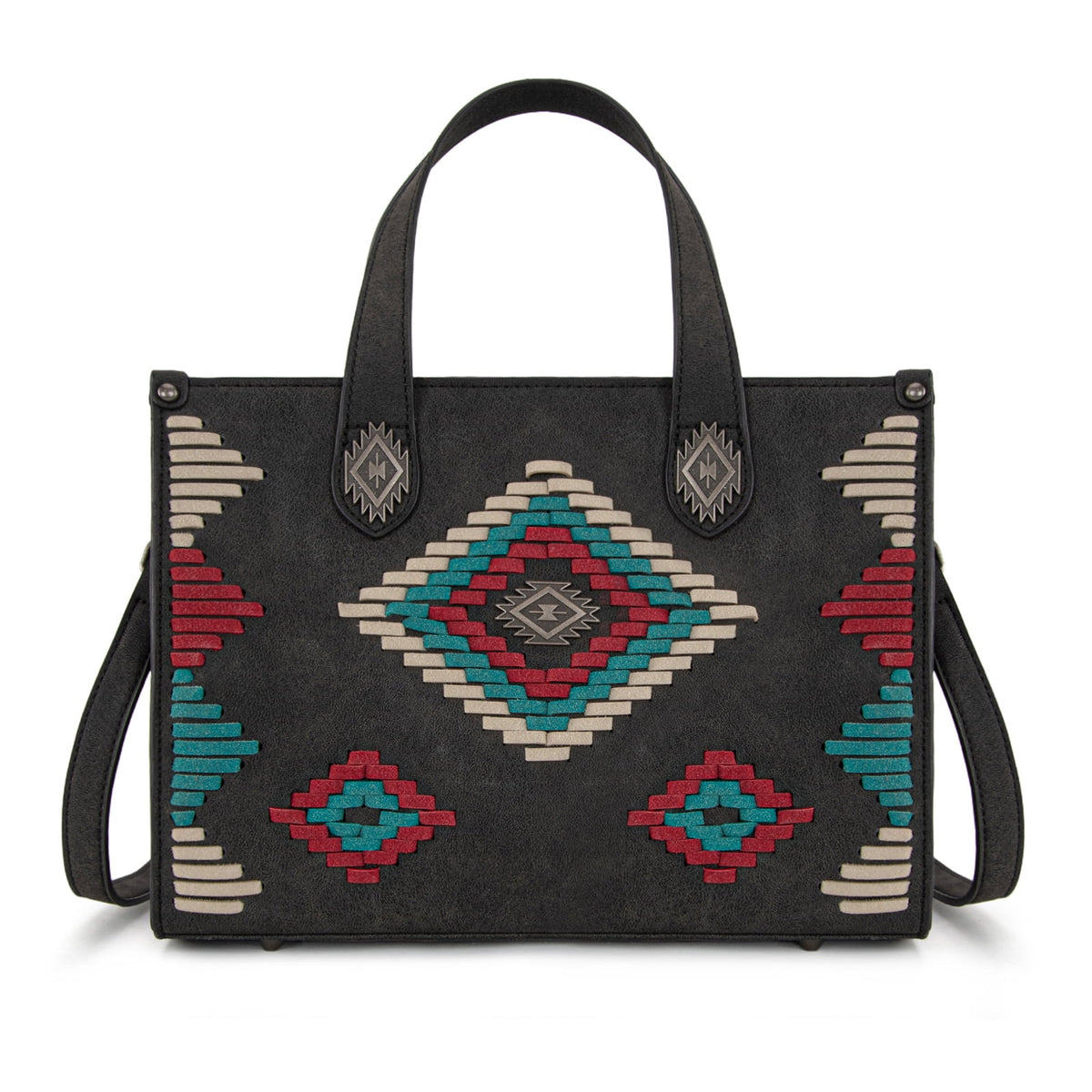 Montana West Women's Aztec Leather Tote Bag Set Stylish Handbag for Everyday Use