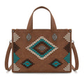 Montana West Women's Aztec Leather Tote Bag Set Stylish Handbag for Everyday Use