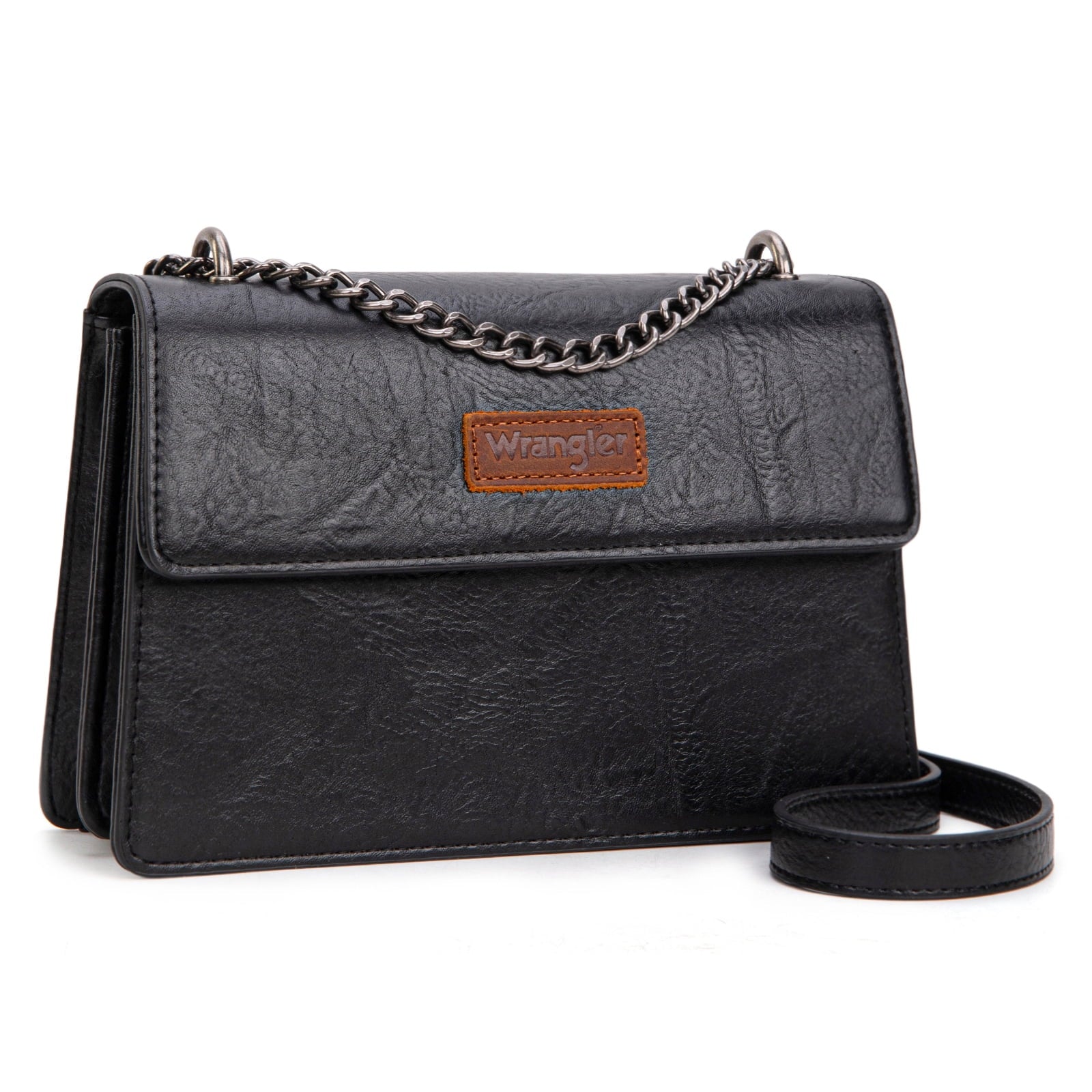 Wrangler Crossbody Purse for Women Shoulder Bag Vintage Wallets with Chain Strap