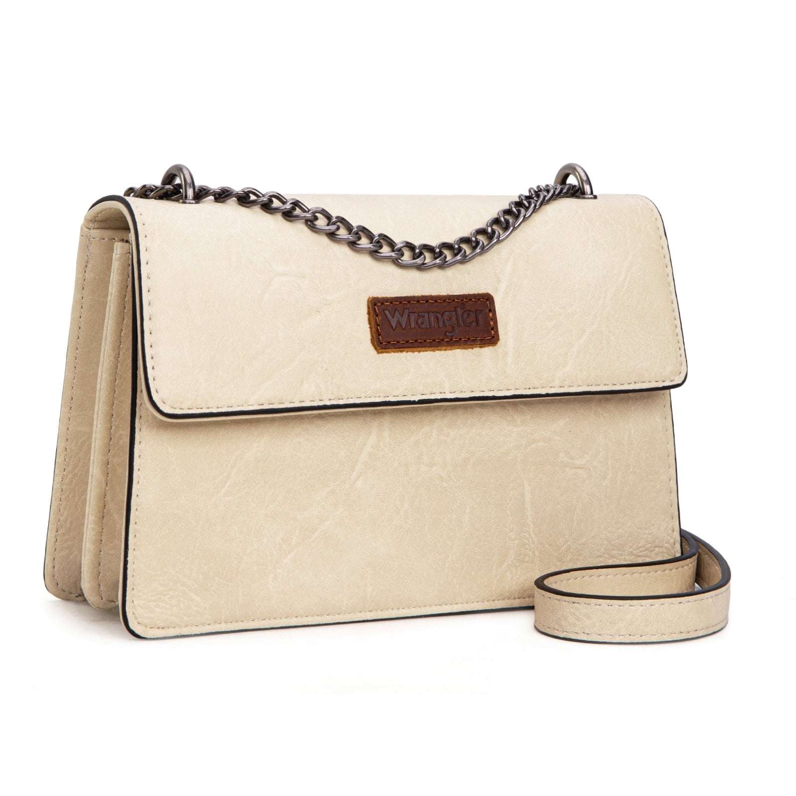 Wrangler Crossbody Purse for Women Shoulder Bag Vintage Wallets with Chain Strap