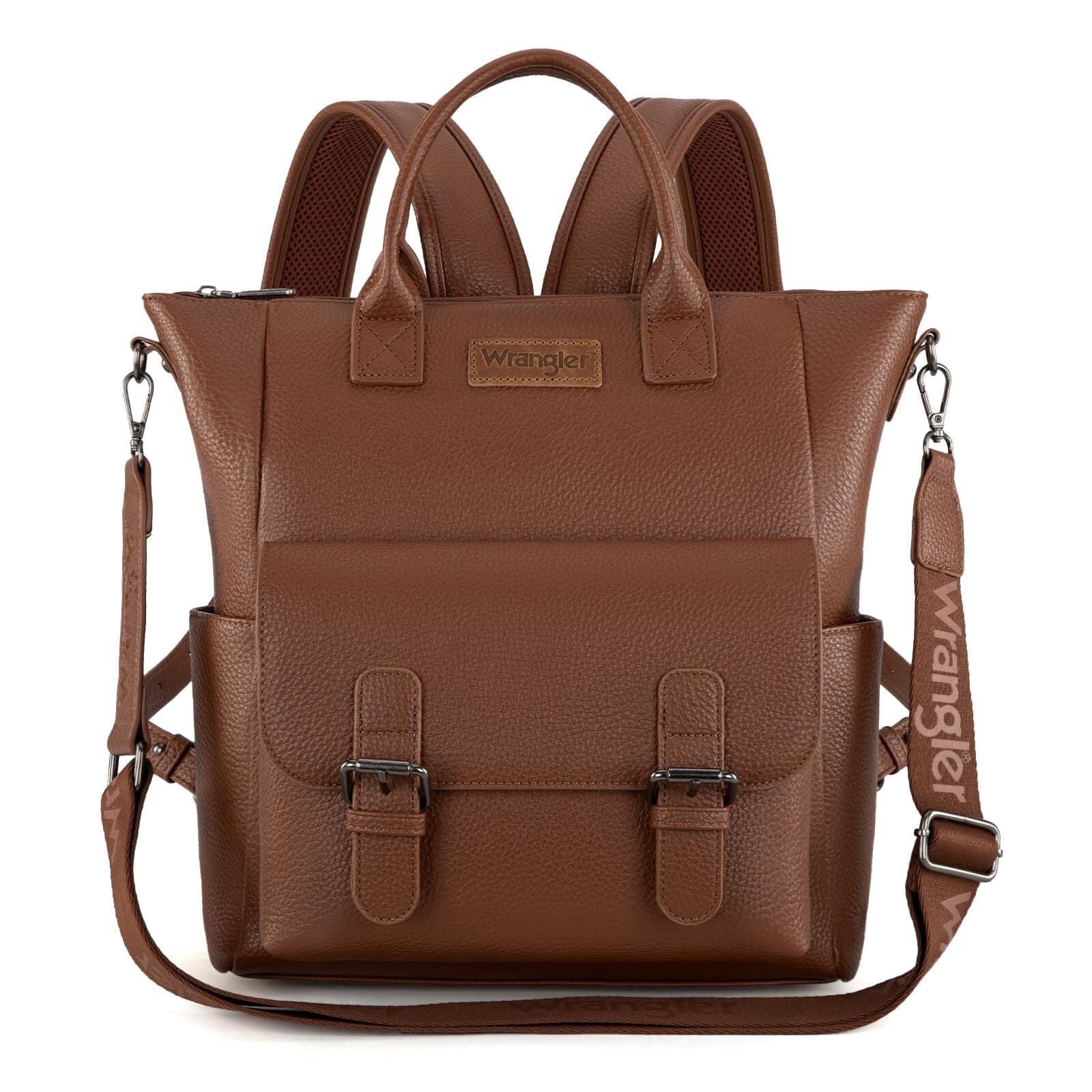 Wrangler Backpack Purse for Women Medium Size Convertible Backpack with Crossbody Strap for Travel Work