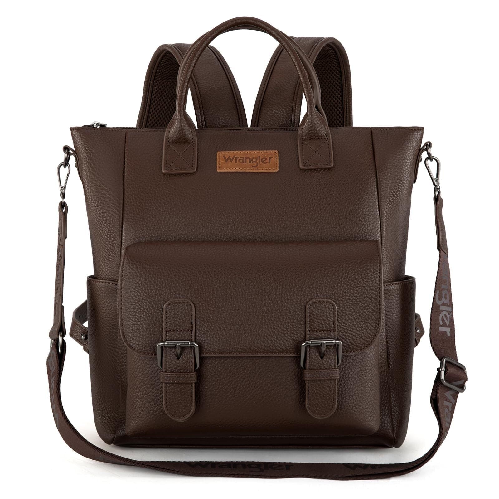 Wrangler Backpack Purse for Women Medium Size Convertible Backpack with Crossbody Strap for Travel Work