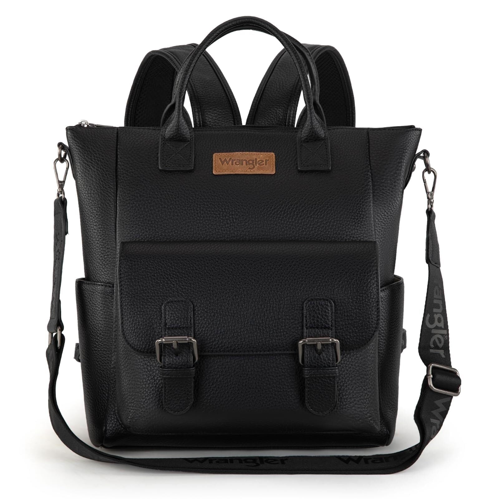 Wrangler Backpack Purse for Women Medium Size Convertible Backpack with Crossbody Strap for Travel Work
