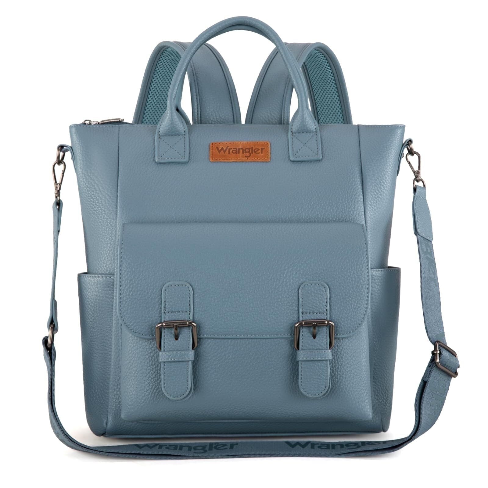 Wrangler Backpack Purse for Women Medium Size Convertible Backpack with Crossbody Strap for Travel Work