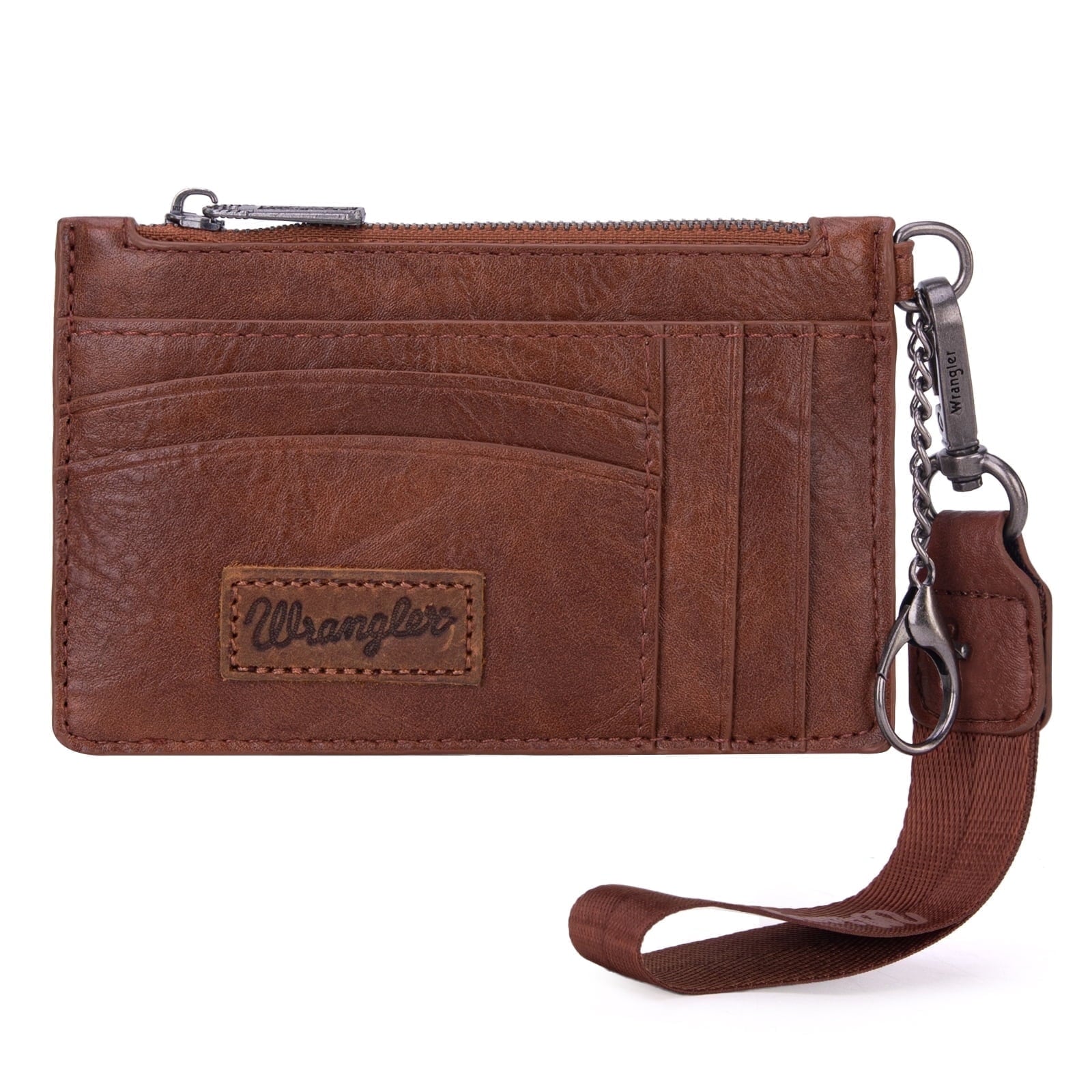 Wrangler Small Credit Card Holder for Women Slim Card Holder Wallet Womens Ladies Female Wristlet Keychain Wallet
