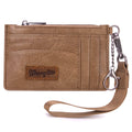 Wrangler Small Credit Card Holder for Women Slim Card Holder Wallet Womens Ladies Female Wristlet Keychain Wallet