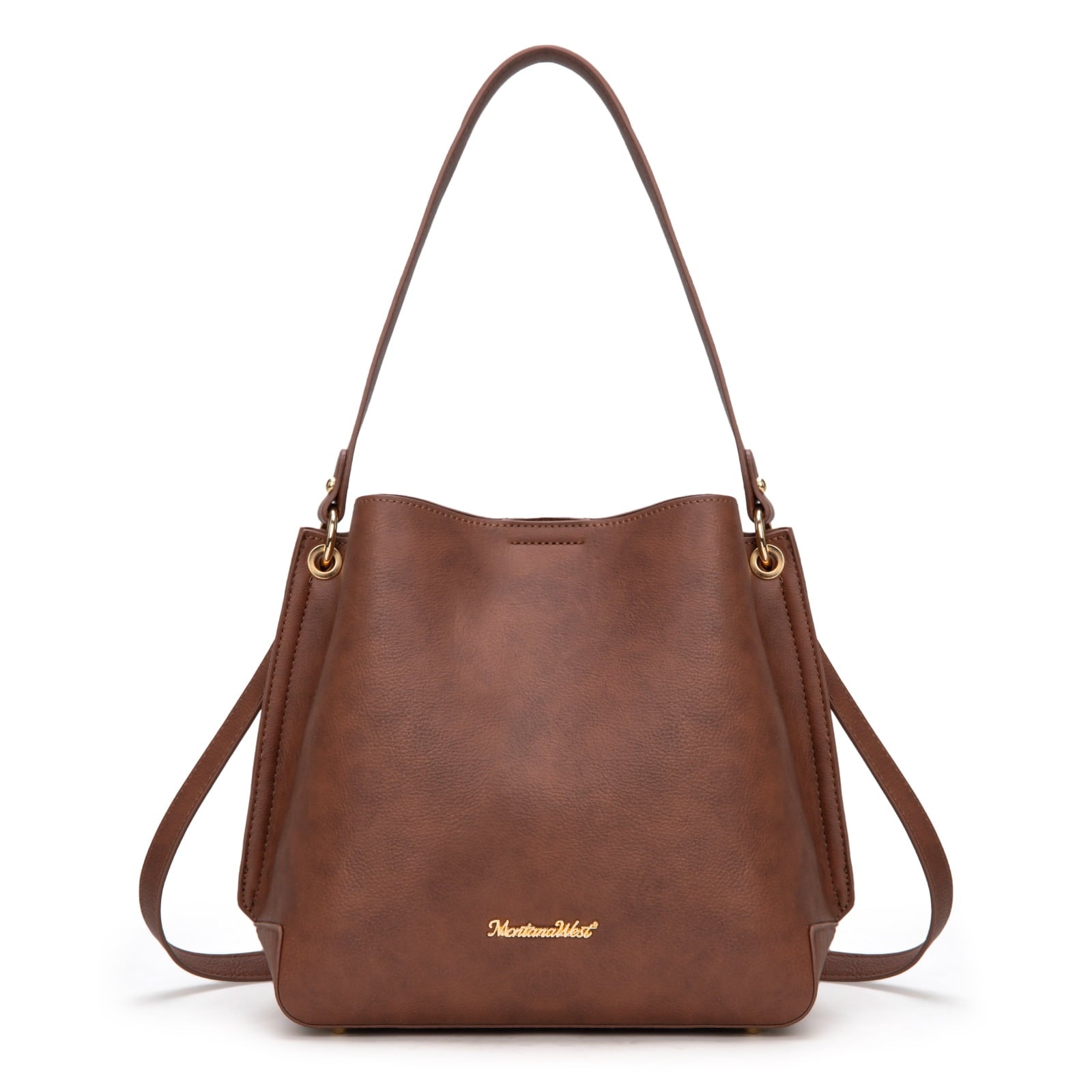Montana West Hobo Purse for Women Bucket Shoulder Bag with Crossbody Strap